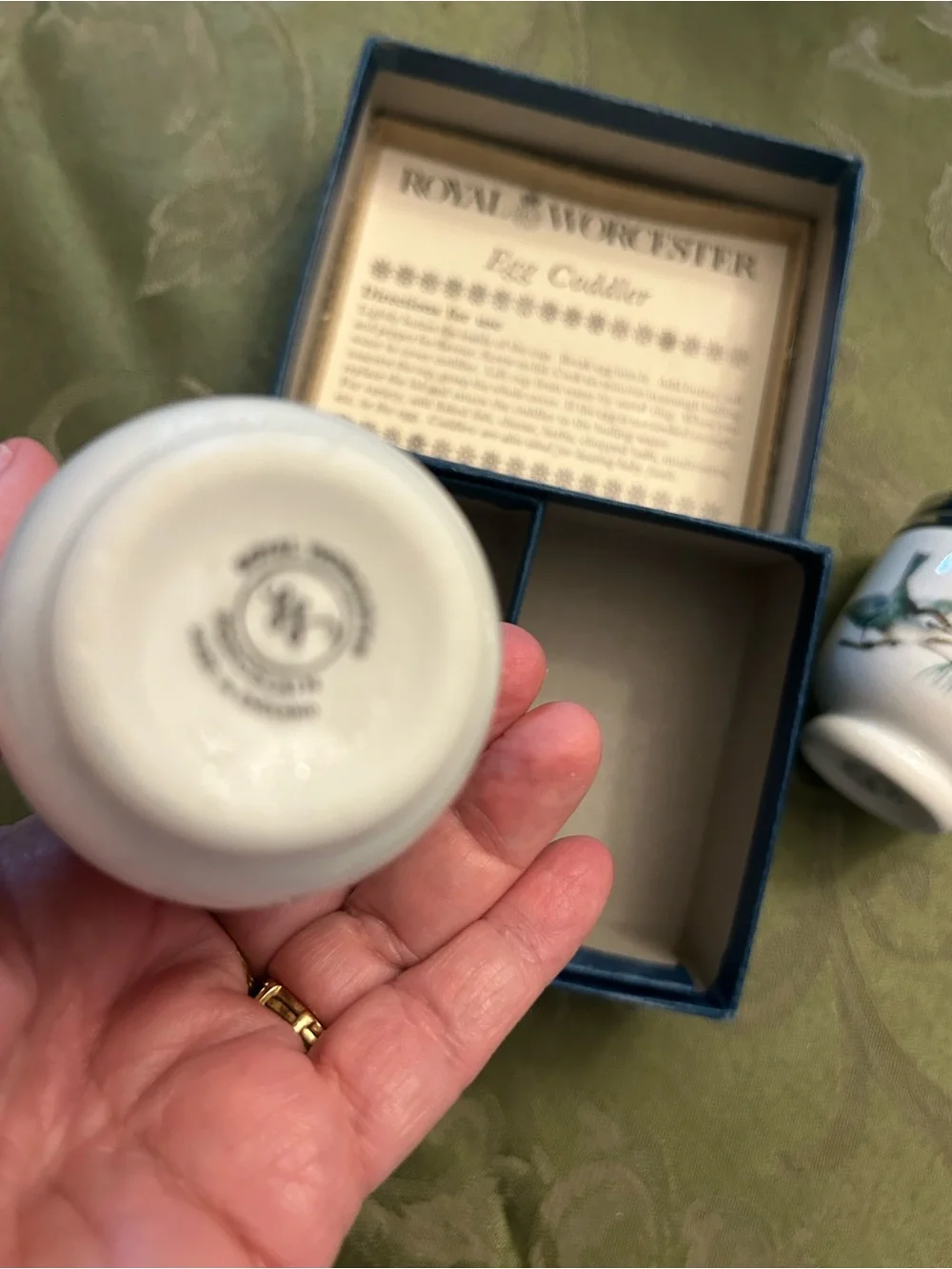 Royal Worcester Egg Coddlers , set of 2